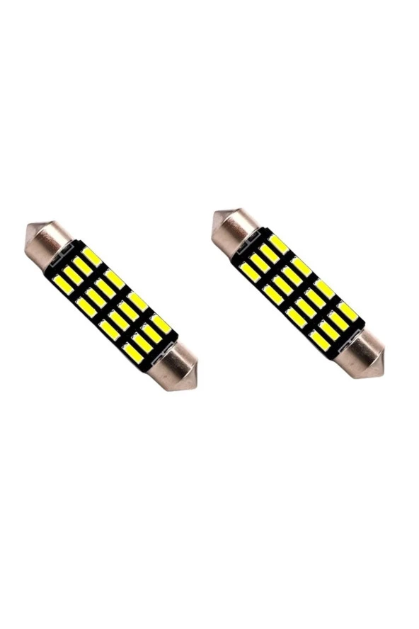 Fardoktoru 41mm Beyaz 16 Smd Sofit Oto Led Ampulü - Resim 2