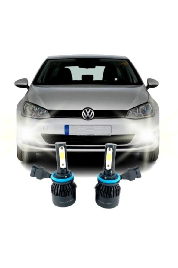 Fardoktoru Vw Golf  Uyumlu 7 Led Sis Farı Ampulü Duo Led H11 ürün görseli