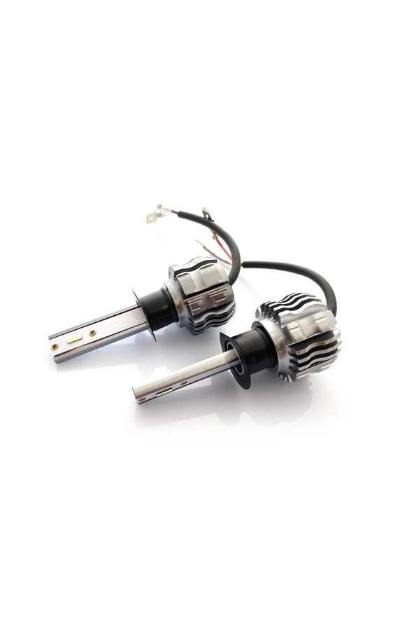 Fardoktoru H1 Led Xenon Oto Ampul Zero Fansız Buz Mavi - Resim 2