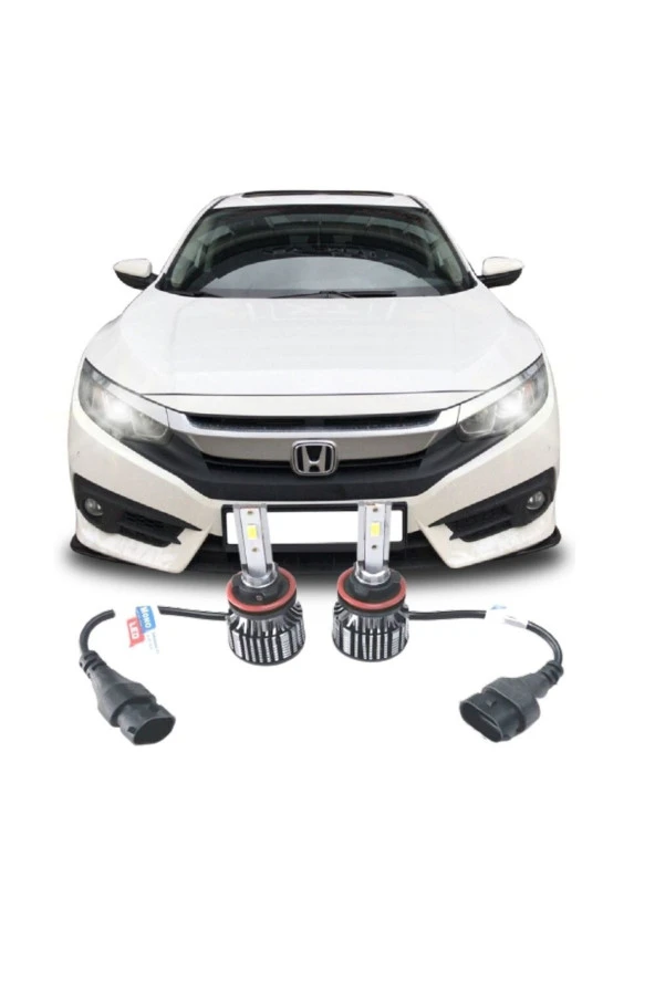 Fardoktoru Honda Cıvıc Fc5 Led Kısa Far Ampulü Mono Led H11