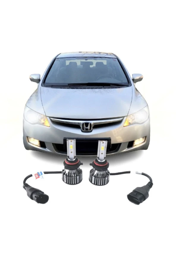 Fardoktoru Honda Cıvıc Fd6 (2006-2012) Uyumlu Led Kısa Far Ampulü Photon Mono Hb4