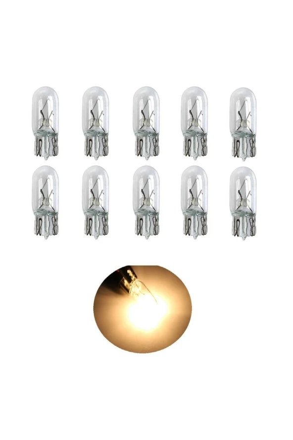 Fardoktoru T10 Halojen Dipsiz Oto Ampülü Photon Uyumlu  W5w Ph5715 10adet ürün görseli