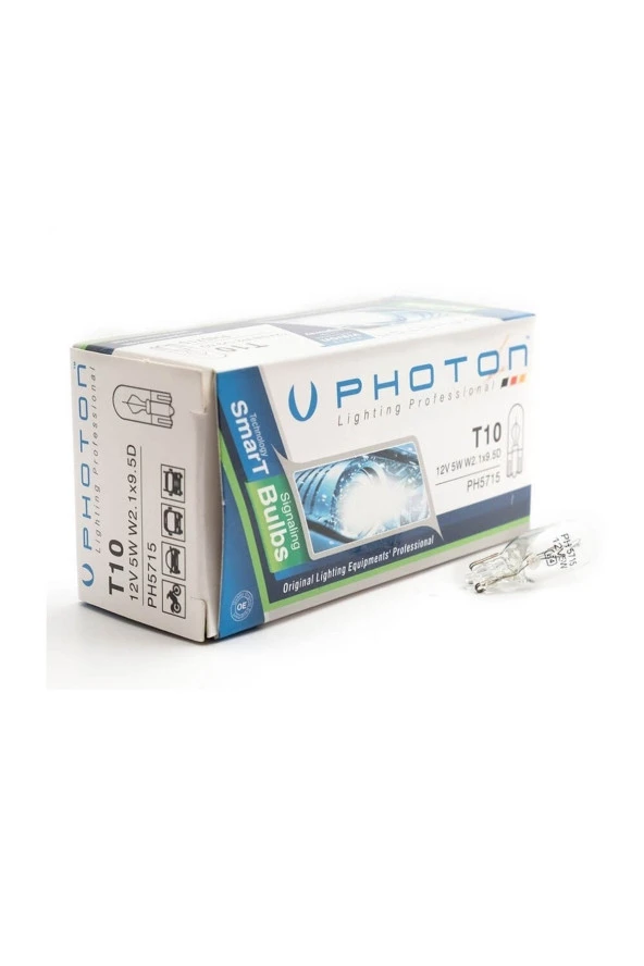 Fardoktoru T10 Halojen Dipsiz Oto Ampülü Photon Uyumlu  W5w Ph5715 10adet - Resim 3