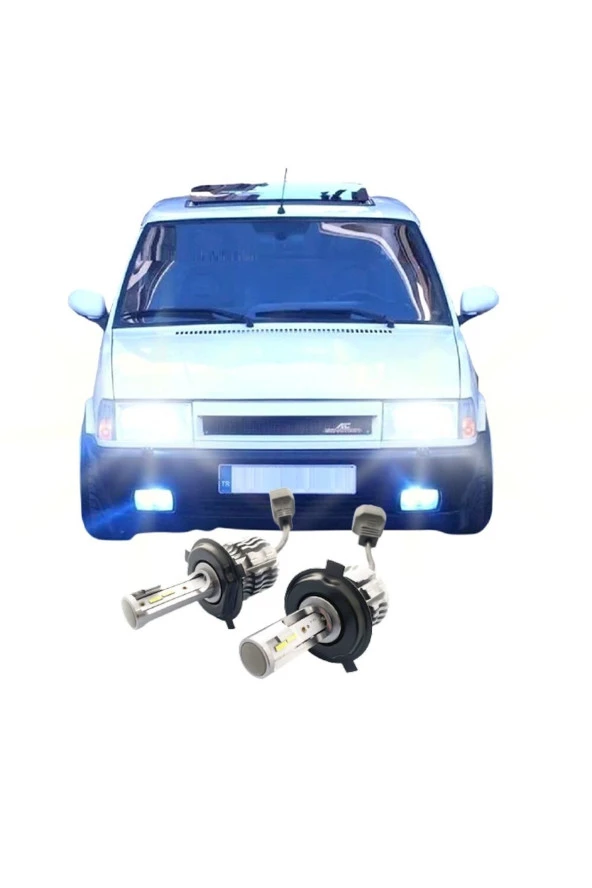 Fardoktoru Tofaş Şahin H4 Led Xenon Oto Ampulü Photon Zero Fansız Uyumlu ürün görseli