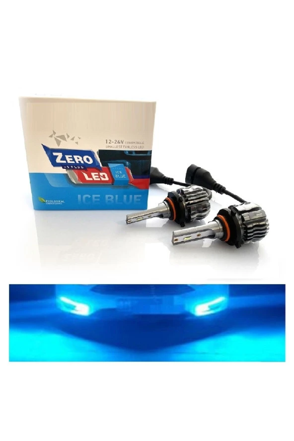 Fardoktoru H10 Led Xenon Oto Ampul Zero Fansız Buz Mavi