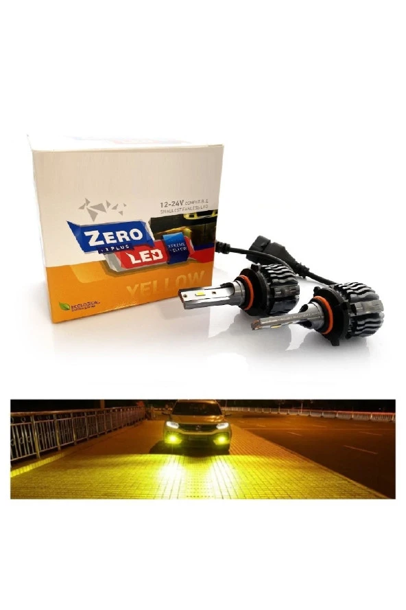 Fardoktoru H10 Led Xenon Oto Ampul Zero Fansız Sarı