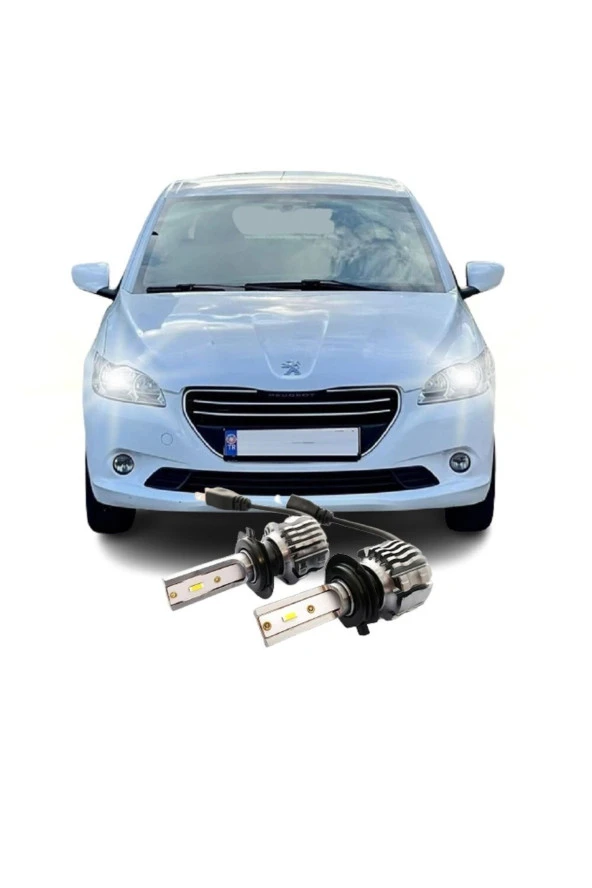 Fardoktoru Peugeot 301 Uyumlu Led Kısa Far Ampulü Photon Zero H7