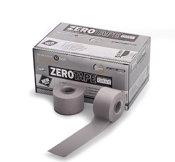 Zerotape Gri 3,8Cm X 10M Sporcu Tespit Bandı