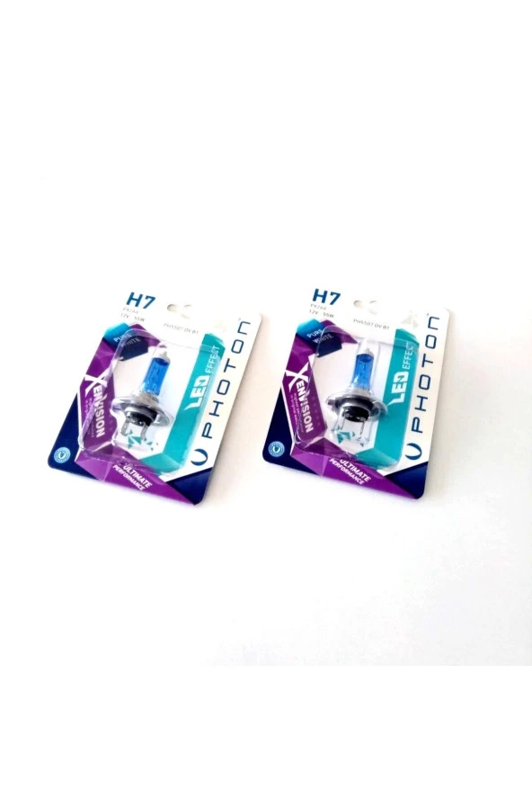 Fardoktoru H7 Halojen Oto Ampul Beyaz Işık Uyumlu Photon Xenvısıon 6000k - Resim 2