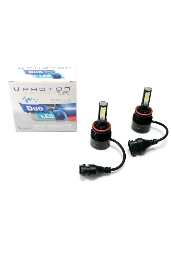Photon Duo Serisi 6000k Led Xenon H11 Yeni Seri 12-24v Uyumlu