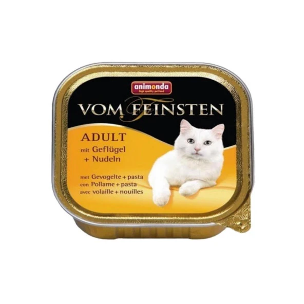 Animonda Vom Feinsten Kümes Hayvanı ve Makarna 100gr Yaş Kedi Maması