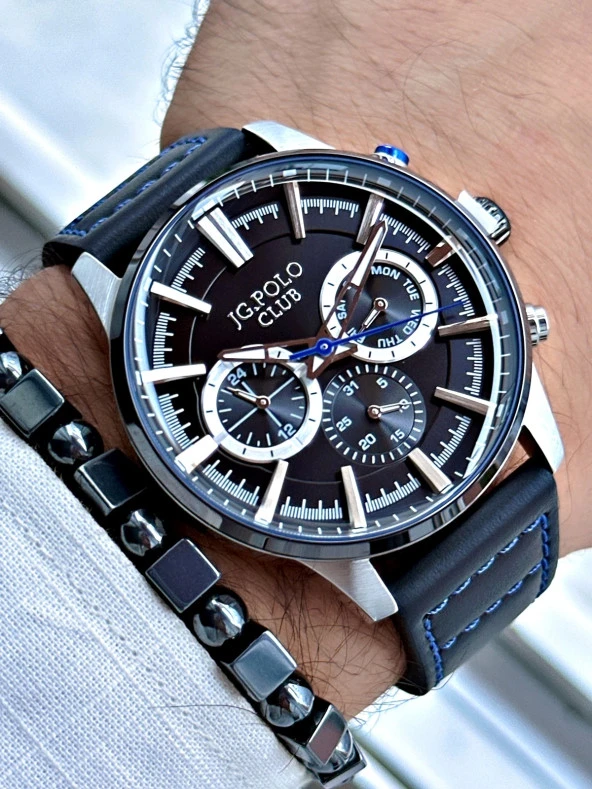 Jg. Polo Clup JPC.0224.S04059.01 Deri Kordon Erkek Kol Saati ürün görseli