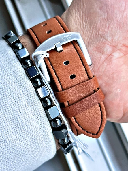 Jg. Polo Clup JPC.0224.S04059.02 Deri Kordon Erkek Kol Saati - Resim 4