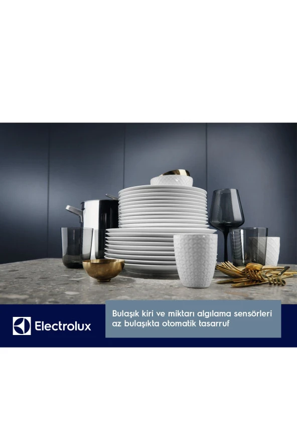 Electrolux ESM48310SW MaxiFlex SatelliteClean AirDry D Enerji Sınıfı 8 Program 14 Kişilik Bulaşık Makinesi - Resim 7