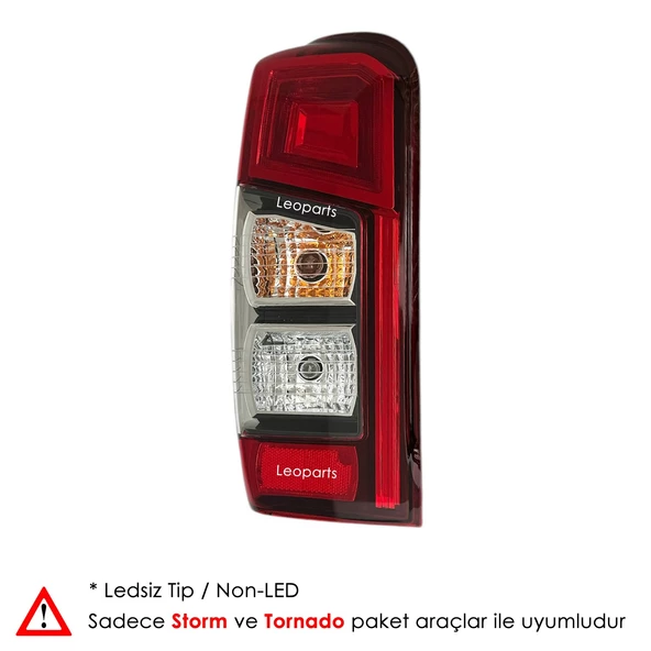 LEOPARTS Mitsubishi L200 Stop Lambası Sol (Ledsiz) 2019-2021 8330B211