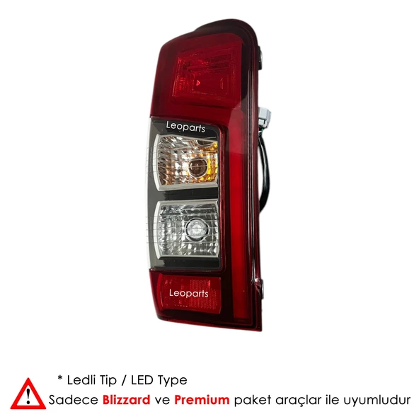 LEOPARTS Mitsubishi L200 Stop Lambası Sol (Ledli) 2019-2021 8330B213