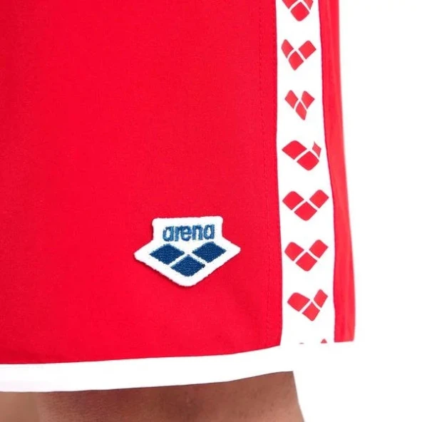 Arena Icons Team Stripe Erkek Kırmızı Bermuda Şort 004298410 - 4