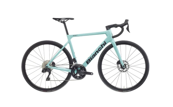 BIANCHI SPRINT 105 DISC DI2 KARBON ERKEK YOL YARIŞ BİSİKLETİ 503H HD 28 JANT 12 VİTES CELESTE