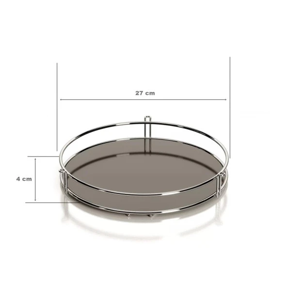 Tekno Tel EG-212 Tek Katlı Banyo Aksesuar Sunum Rafı Krom - 4