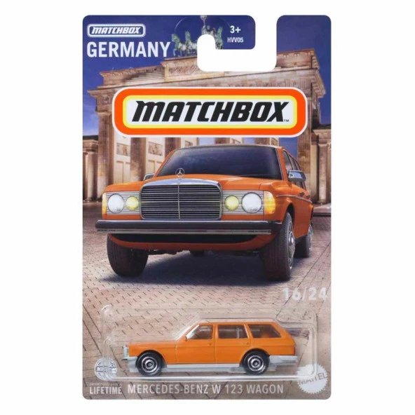 Matchbox GERMANY 1:64 Tekli Arabalar - MERCEDES-BENZ W 123 WAGON HVV36 - HVV05 - 4
