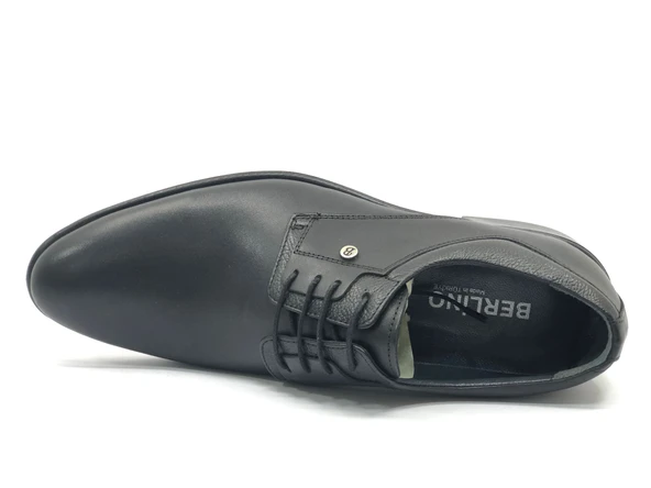 Berlino 801 Hakiki Deri Neolit Erkek Klasik Ayakkabı - Resim 4