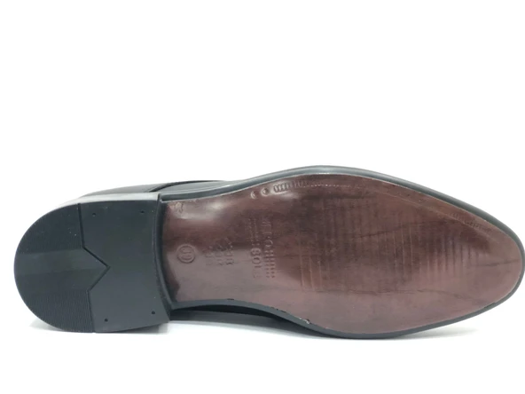 Berlino 801 Hakiki Deri Neolit Erkek Klasik Ayakkabı - Resim 6