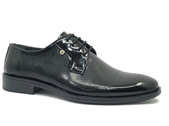 Berlino 616-1 %100 Hakiki Deri Erkek Klasik Ayakkabı - Resim 7