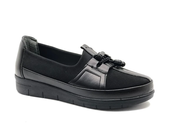 Berfilla Dr.Tavsiyeli İçi %100 Deri Anne Kadın Babet Ayakkabı ürün görseli 1