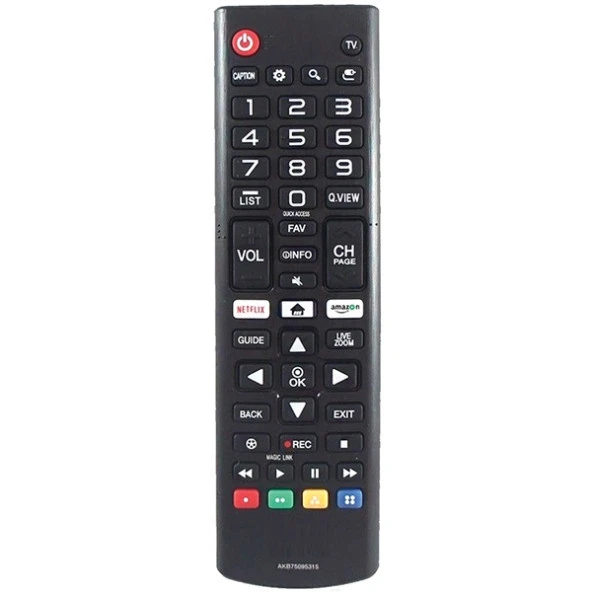 LG AMAZON+NETFLIX TUŞLU MAGIC LINK LCD LED TV KUMANDA AKB75095315 (40029=18241) ürün görseli 1