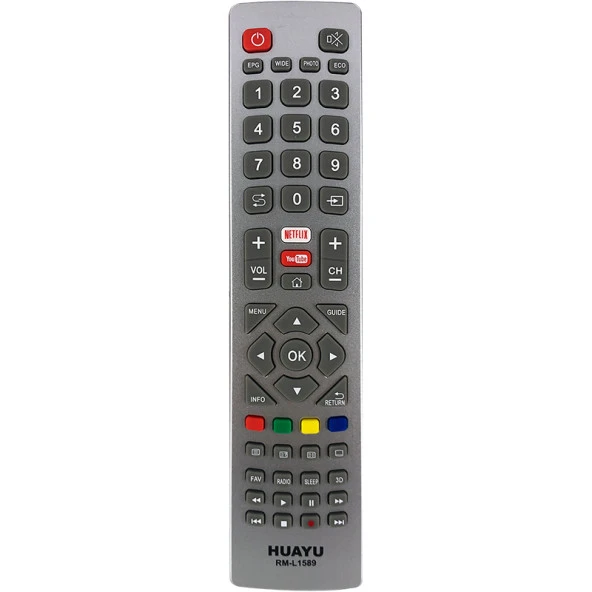 SHARP NETFLIX-YOUTUBE TUŞLU LCD-LED UNIVERSAL KUMANDA