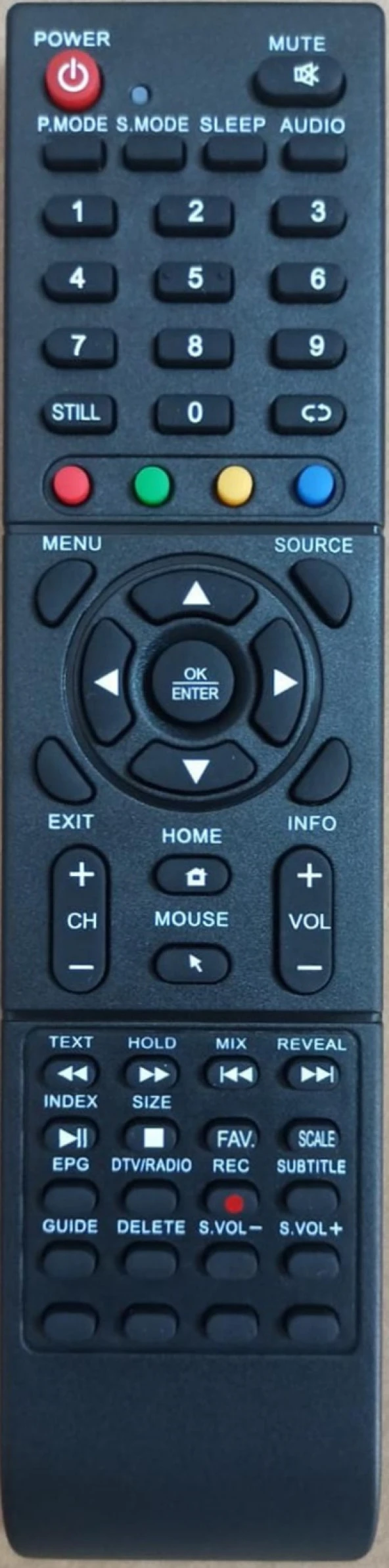 SUNNY AXEN AWOX LCD TV KUMANDASI 747 ürün görseli 1