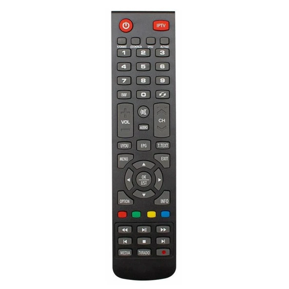 KORAX HİTECH VİPBOX UFO SUNGATE TİTAN İPTV TUŞLU ORJİNAL UYDU KUMANDA ürün görseli 1