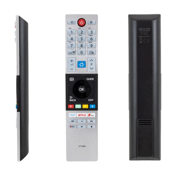 TOSHIBA CT-8541 NETFLIX- PRIME VIDEO-F PLAY TUŞLU LCD LED TV KUMANDA
