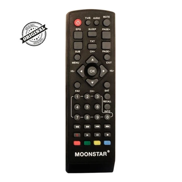 Moonstar DSR-6500 Falcon HD Uydu Alıcı Kumandası