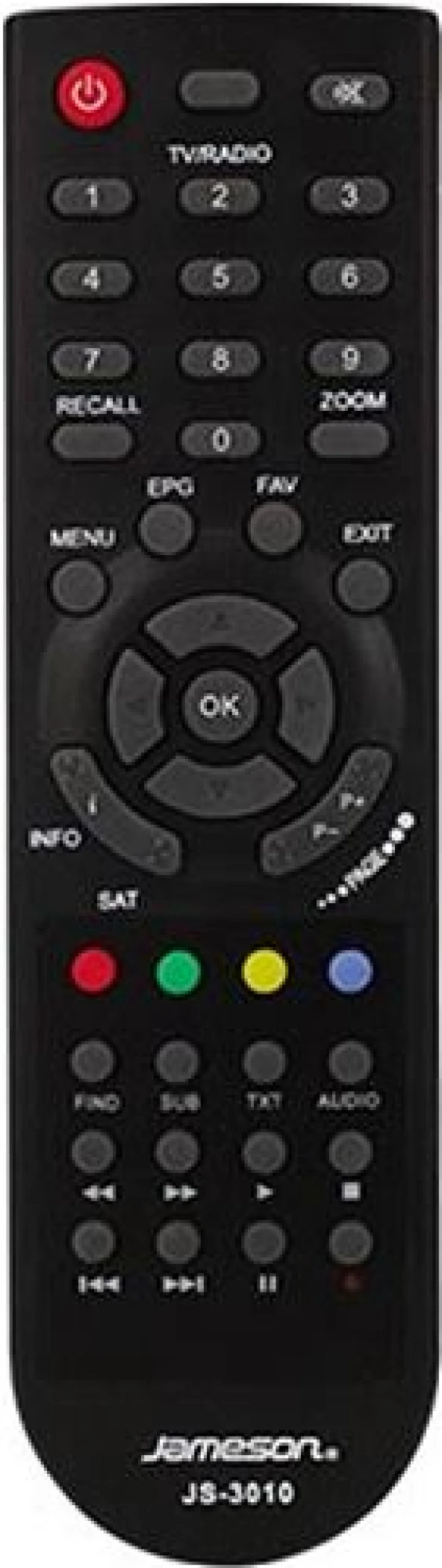 JAMESON JS 3010 FULL HD UYDU KUMANDASI ürün görseli 1