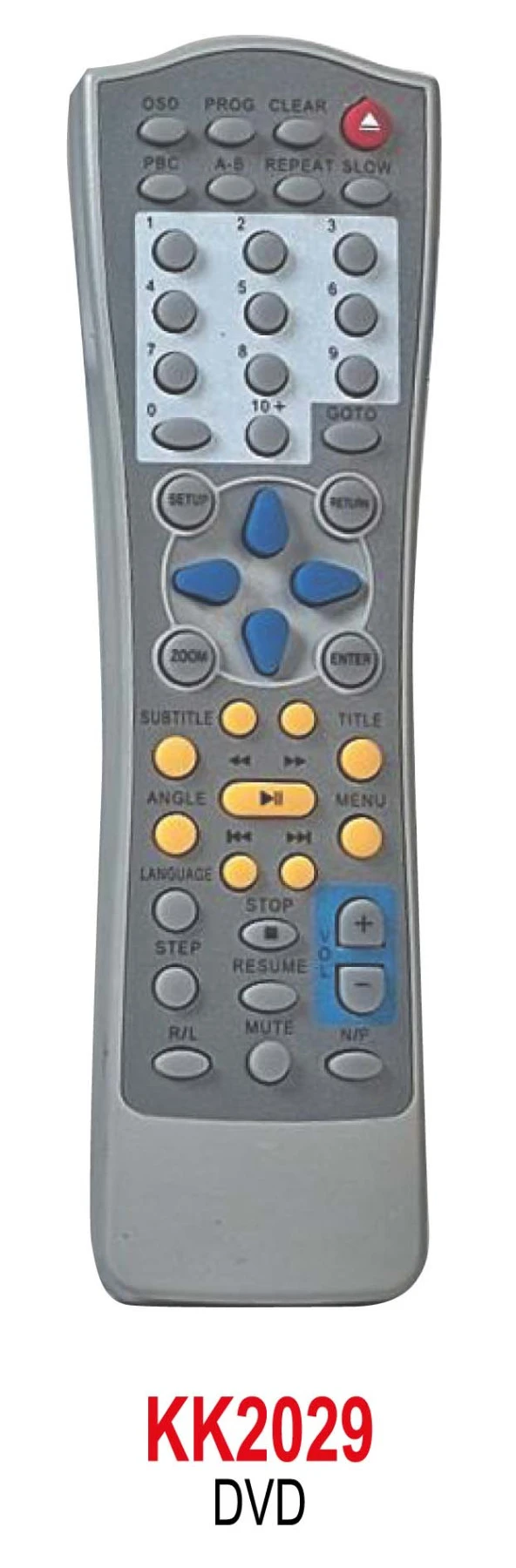 KD-33 TURUNCU TUŞLU DVD KUMANDASI