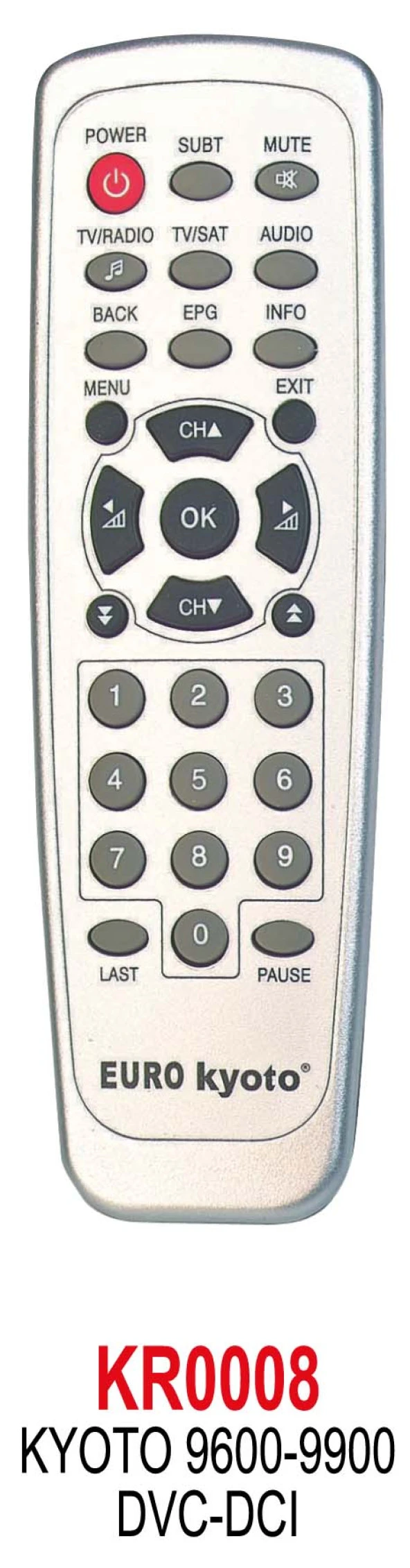 Kyoto 9600-9900 DVC-DCI Uydu Alıcı Kumandası ürün görseli 1