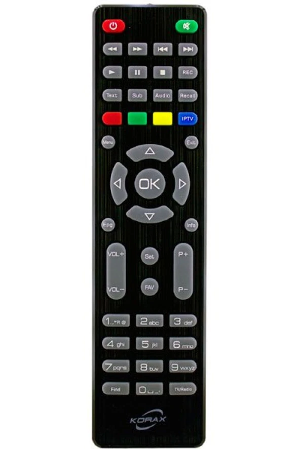 Korax Hitech Astra Full HD Uydu Alıcı Kumandası