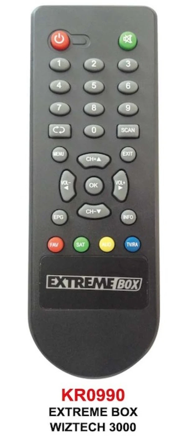 EPG'Lİ WIZTECH 3000 - EXTREME BOX UYDU KUMANDALARI