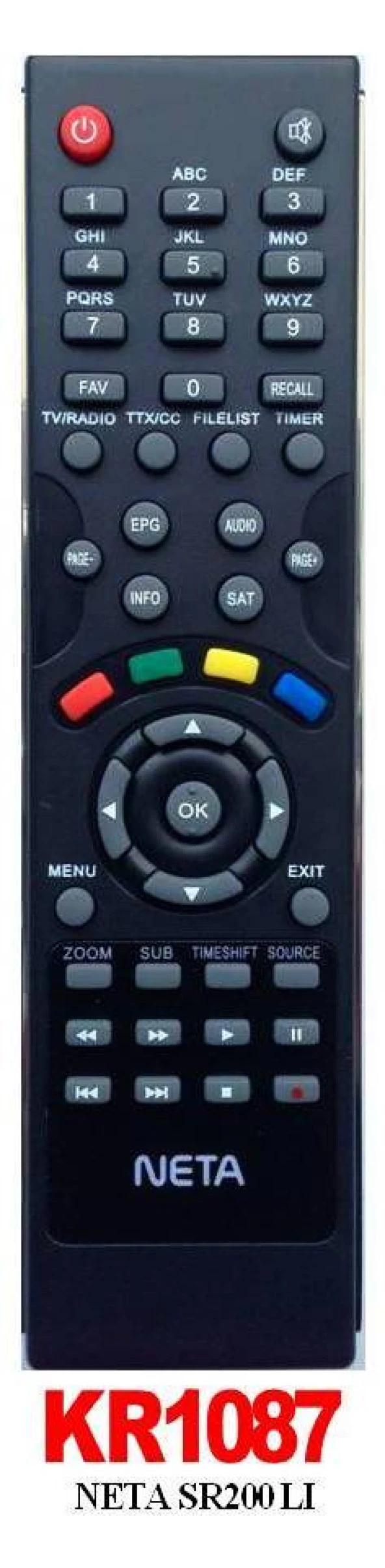 Kamosonic KS-HD1506 HD Uydu Alıcı Kumandası ürün görseli 1