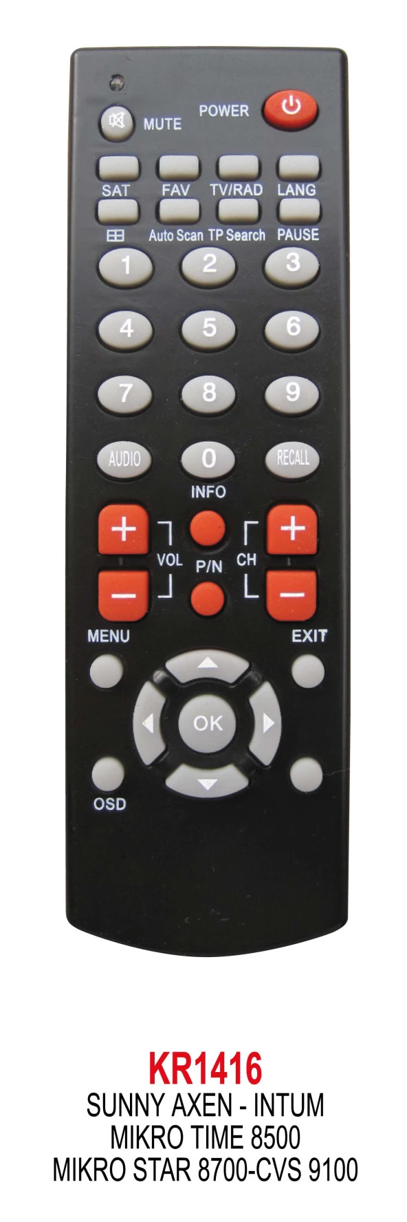 Sunny-İntum Uydu Alıcı Kumandası ürün görseli 1