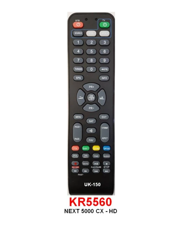 Nextstar 5000 CX- HD Uydu Kumandası