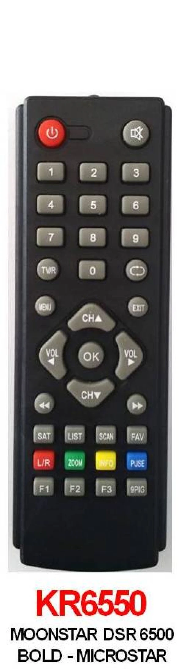 MOONSTAR DSR 6500 BOLD MİCROSTAR UYDU KUMANDASI