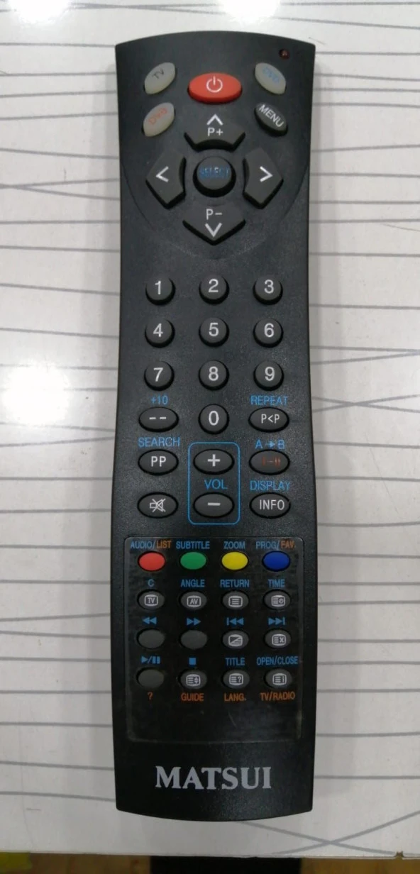 MATSUI TV DVD DVB ÜNİVERSAL KUMANDA
