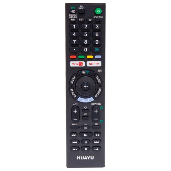 SONY YOUTUBE  NETFLIX TUŞLU LCD-LED TV KUMANDA RM-L1370EU RMT-TX202P-16995
