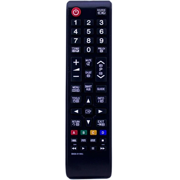 SAMSUNG LCD-LED TV UNIVERSAL KUMANDA UGR KL RM-L1088 3D ürün görseli 1