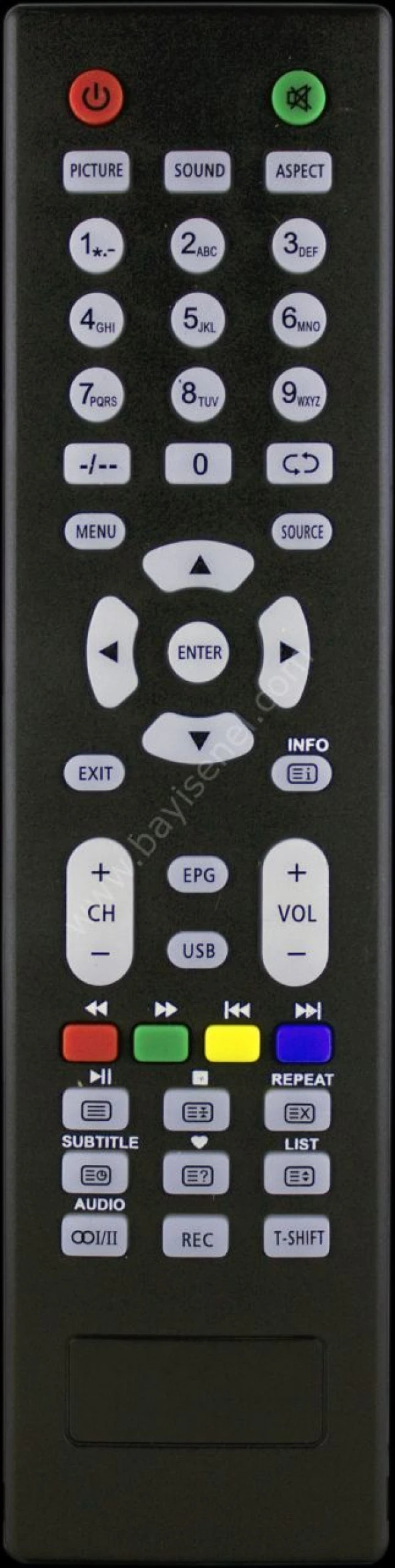Awox Lcd Tv Kumandası - Rec Tuşlu
