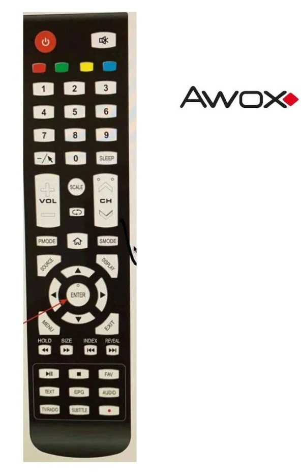 Awox Smart Uydu Alıcılı LED TV kumandası
