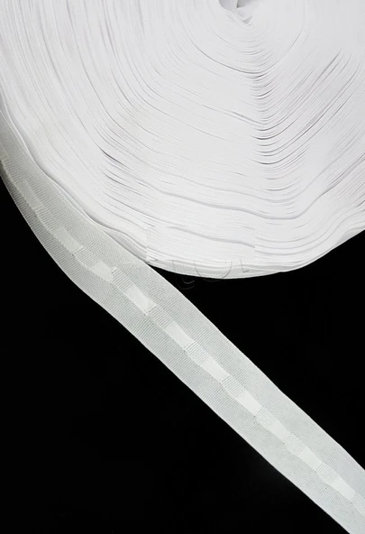 Perde Şeridi 3cm Düz Cepli Ekstrafor (100mt) - 2