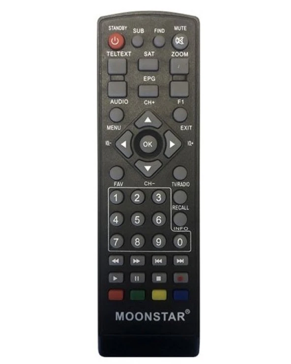 MOONSTAR DSR-6500 KEYKUBAT HD UYDU KUMANDASI (16671=11042)
